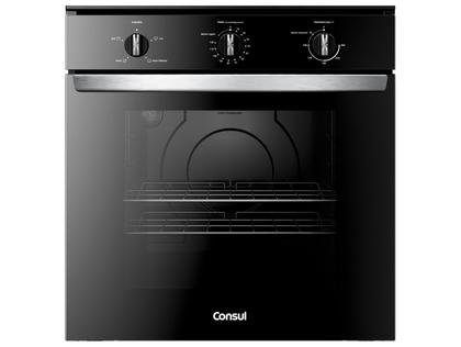 Forno de Embutir Elétrico Consul 84 Litros Preto com Timer Autodesligamento e Grill - COB84BE